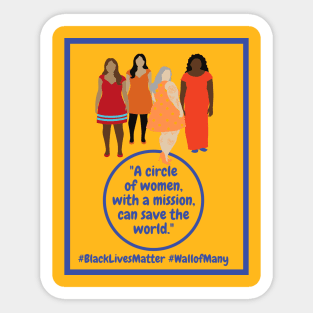 Circle of Women by Lara L Sticker